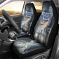 Hesat Celestial Cow Egyptian Car Seat Cover with Mythic Sky Motif in Cosmic Theme