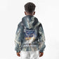 Hesat Celestial Cow Egyptian Kid Hoodie with Mythic Sky Motif in Cosmic Theme