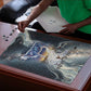 Hesat Celestial Cow Egyptian Puzzle with Mythic Sky Motif in Cosmic Theme