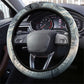 Hesat Celestial Cow Egyptian Steering Wheel Cover with Mythic Sky Motif in Cosmic Theme