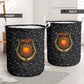 Hesat Solar Horn Symbol Laundry Basket Egyptian Cosmic Cow in Starry Milky Way