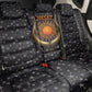 Hesat Solar Horn Symbol Back Car Seat Cover Egyptian Cosmic Cow in Starry Milky Way
