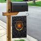 Hesat Solar Horn Symbol Garden Flag Egyptian Cosmic Cow in Starry Milky Way