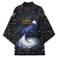 Hesat Solar Horn Symbol Kimono Egyptian Cosmic Cow in Starry Milky Way