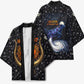 Hesat Solar Horn Symbol Kimono Egyptian Cosmic Cow in Starry Milky Way