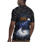 Hesat Solar Horn Symbol Rugby Jersey Egyptian Cosmic Cow in Starry Milky Way