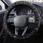 Hesat Solar Horn Symbol Steering Wheel Cover Egyptian Cosmic Cow in Starry Milky Way