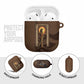 Imenet Sunlit Temple Columns AirPods Case with Ancient Egyptian Offering Scene