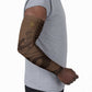 Imenet Sunlit Temple Columns Arm Sleeves with Ancient Egyptian Offering Scene