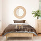 Imenet Sunlit Temple Columns Bedding Set with Ancient Egyptian Offering Scene