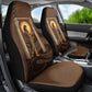 Imenet Sunlit Temple Columns Car Seat Cover with Ancient Egyptian Offering Scene
