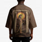 Imenet Sunlit Temple Columns Kimono with Ancient Egyptian Offering Scene