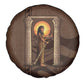 Imenet Sunlit Temple Columns Spare Tire Cover with Ancient Egyptian Offering Scene