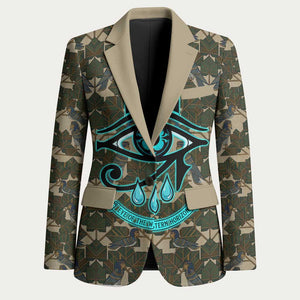 Imentet Egyptian Blazer with Eye of Horus and Eternal Tree in Afterlife