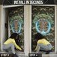 Imentet Egyptian Door Cover with Eye of Horus and Eternal Tree in Afterlife