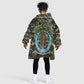 Imentet Egyptian Kid Wearable Blanket Hoodie with Eye of Horus and Eternal Tree in Afterlife