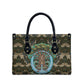 Imentet Egyptian Leather Bag with Eye of Horus and Eternal Tree in Afterlife