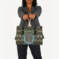 Imentet Egyptian Leather Bag with Eye of Horus and Eternal Tree in Afterlife