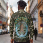 Imentet Egyptian Long Sleeve Button Shirt with Eye of Horus and Eternal Tree in Afterlife
