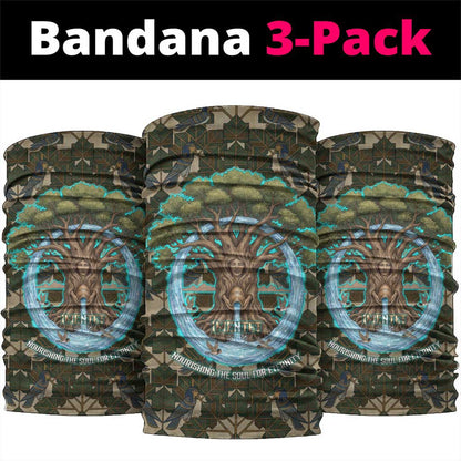 Imentet Egyptian Neck Gaiter with Eye of Horus and Eternal Tree in Afterlife