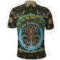 Imentet Egyptian Polo Shirt with Eye of Horus and Eternal Tree in Afterlife