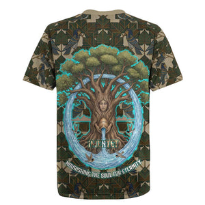 Imentet Egyptian Rugby Jersey with Eye of Horus and Eternal Tree in Afterlife