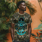 Imentet Egyptian T shirt with Eye of Horus and Eternal Tree in Afterlife