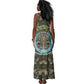 Imentet Egyptian Tank Maxi Dress with Eye of Horus and Eternal Tree in Afterlife