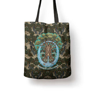 Imentet Egyptian Tote Bag with Eye of Horus and Eternal Tree in Afterlife