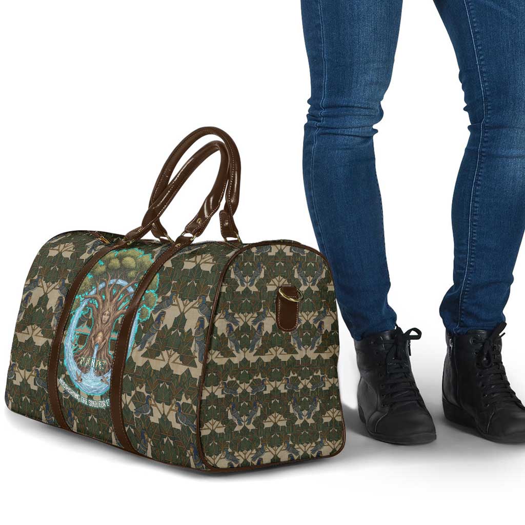Imentet Egyptian Travel Bag with Eye of Horus and Eternal Tree in Afterlife
