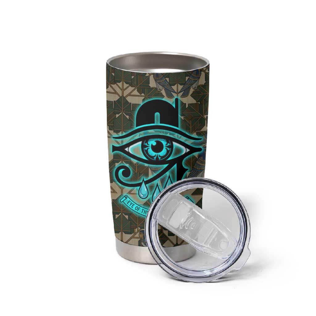 Imentet Egyptian Tumbler Cup with Eye of Horus and Eternal Tree in Afterlife