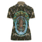 Imentet Egyptian Women Polo Shirt with Eye of Horus and Eternal Tree in Afterlife