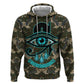 Imentet Egyptian Zip Hoodie with Eye of Horus and Eternal Tree in Afterlife