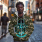 Imentet Egyptian Zip Hoodie with Eye of Horus and Eternal Tree in Afterlife