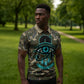 Imentet Egyptian Zipper Polo Shirt with Eye of Horus and Eternal Tree in Afterlife