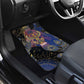 Isis Ankh Symbol Car Mats with Celestial Wings in Ancient Egyptian Cosmic