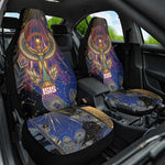 Isis Ankh Symbol Car Seat Cover with Celestial Wings in Ancient Egyptian Cosmic