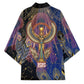 Isis Ankh Symbol Kimono with Celestial Wings in Ancient Egyptian Cosmic