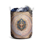 Isis Laundry Basket with Falcon Symbol and Sacred Geometry in Egyptian