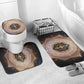 Isis Bathroom Set with Falcon Symbol and Sacred Geometry in Egyptian