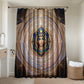 Isis Bathroom Set with Falcon Symbol and Sacred Geometry in Egyptian