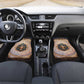 Isis Car Mats with Falcon Symbol and Sacred Geometry in Egyptian