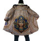 Isis Cloak with Falcon Symbol and Sacred Geometry in Egyptian