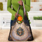 Isis Grocery Bag with Falcon Symbol and Sacred Geometry in Egyptian