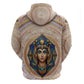 Isis Hoodie with Falcon Symbol and Sacred Geometry in Egyptian