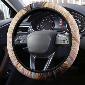 Isis Steering Wheel Cover with Falcon Symbol and Sacred Geometry in Egyptian