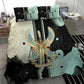 Ma’at Feather Egyptian Bedding Set with Scales Symbolizing Truth and Cosmic Balance