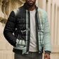 Ma’at Feather Egyptian Bomber Puffer Jacket with Scales Symbolizing Truth and Cosmic Balance