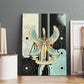 Ma’at Feather Egyptian Canvas Wall Art with Scales Symbolizing Truth and Cosmic Balance