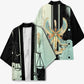 Ma’at Feather Egyptian Kimono with Scales Symbolizing Truth and Cosmic Balance